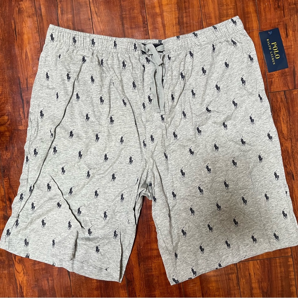 Polo Ralph Lauren Brand New Gray Sleepwear Shorts